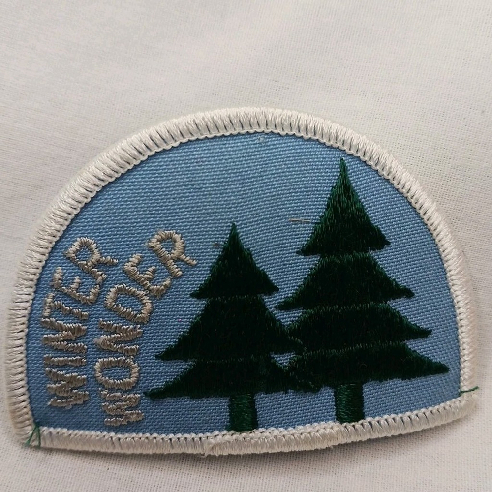 Vintage GSA Girl Scouts of America Winter Wonder Patch